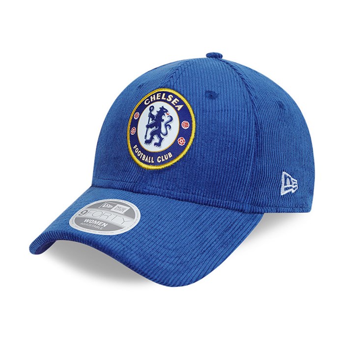 Chelsea FC Cord Naiset 9FORTY Lippis Sininen - New Era Lippikset Suomi FI-306941